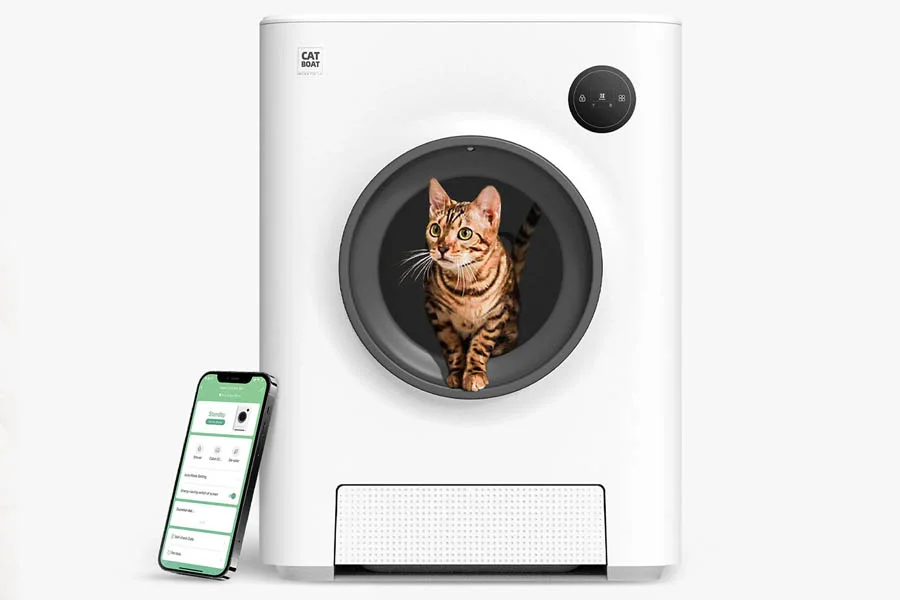electric self cleaning litter box